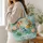 Colorful Koi Carp And Lotus Pond Keepsake For Calm Garden Days And Nature Lovers Gift Quilted Tote Bag - 3