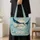 Celestial Manta Ray Beneath Starry Seas for Coastal Getaways and Ocean Lovers Gifts Quilted Tote Bag - 4