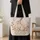 Celestial Rabbit with Moonlit Florals for Easter Gifting and Whimsical Boho Style Quilted Tote Bag - 4