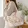 Celestial Rabbit with Moonlit Florals for Easter Gifting and Whimsical Boho Style Quilted Tote Bag - 3