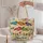 Colorful Sheep Family Keepsake Gift for Farm Animal Lovers and Whimsical Style Fans Quilted Tote Bag - 5