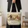Sheep Meadow Floral Flock for Cottagecore Garden Outings and Nature-Loving Friends Quilted Tote Bag - 4