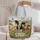 Three Calves in Wildflower Meadow with Butterflies for Spring Farmhouse Gift Lovers Quilted Tote Bag - 5