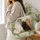 Colorful Garden Cats for Cat Lovers, Whimsical Wildflower Companion Gift Quilted Tote Bag - 3