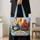 Colorful Floral Hen Garden for Farmhouse Market Days and Everyday Errands, Gift for Her Quilted Tote Bag - 4