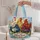 Colorful Floral Hen Garden for Farmhouse Market Days and Everyday Errands, Gift for Her Quilted Tote Bag - 5