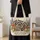 Three Raccoons Among Wildflowers for Woodland Nature Lovers and Spring Garden Days Quilted Tote Bag - 4