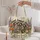 Three Raccoons Among Wildflowers for Woodland Nature Lovers and Spring Garden Days Quilted Tote Bag - 5