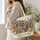Three Raccoons Among Wildflowers for Woodland Nature Lovers and Spring Garden Days Quilted Tote Bag - 3