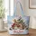 Woodland Rabbit and Hedgehog Christmas Cheer for Cozy Winter Holiday Gift Giving Quilted Tote Bag - 1