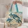Blue Sea Turtles Coastal Shoreline Ocean Escape Gift For Beach Loving Summer Travelers Quilted Tote Bag - 5