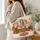 Autumn Kittens Nestled in a Leaf Basket for Cozy Fall Days and Thoughtful Cat Lovers Quilted Tote Bag - 3