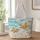 Golden Starfish and Turquoise Waves for Sunny Coastal Summer Getaways Quilted Tote Bag - 1