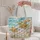 Golden Starfish and Turquoise Waves for Sunny Coastal Summer Getaways Quilted Tote Bag - 5