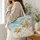 Golden Starfish and Turquoise Waves for Sunny Coastal Summer Getaways Quilted Tote Bag - 3
