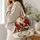 Santa and Children Christmas Celebration for Cozy Holiday Family Gatherings Quilted Tote Bag - 3