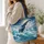 Moonlit Whale and Pearl Ocean Scene for Coastal Beach Days and Seaside Getaways Quilted Tote Bag - 3