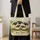 Black-Faced Sheep in a Sunny Meadow for Spring Farm Days and Sheep Lovers Quilted Tote Bag - 4