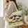 Black-Faced Sheep in a Sunny Meadow for Spring Farm Days and Sheep Lovers Quilted Tote Bag - 3