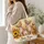 Three Chihuahua Puppies With Sunflowers for Cozy Autumn Pet Lover Style Quilted Tote Bag - 3