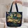 Celestial Dragon And Open Book Gift For Fantasy Readers And Midnight Story Lovers Quilted Tote Bag - 5
