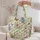 Colorful Wildflower Garden and Butterflies for Springtime Nature Lovers and Gardeners Quilted Tote Bag - 5