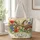 Colorful Hedgehog Wildflower Meadow Gift for Garden Lovers and Nature Loving Friends Quilted Tote Bag - 1