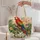 Scarlet Macaw Sunset Jungle Scene for Tropical Getaways and Bird Lovers Quilted Tote Bag - 5