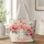 Pink Flamingo Pair With Hibiscus Blooms For Coastal Summer Beach Days And Getaways Quilted Tote Bag - 1