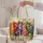 Colorful Patchwork Garden Cats for Whimsical Everyday Carry and Cat Lovers Quilted Tote Bag - 5