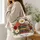 Vintage Books and Garden Blooms for Reading Lovers, Library Days and Book Club Quilted Tote Bag - 3