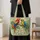 Colorful Red And Blue Macaws In Tropical Jungle For Nature-Loving Home Storage Gifts Quilted Tote Bag - 4