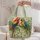 Colorful Red And Blue Macaws In Tropical Jungle For Nature-Loving Home Storage Gifts Quilted Tote Bag - 5