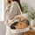 Sleeping Cats in a Cozy Nest for Relaxed Pet Lovers and Charming Home Spaces and Gifts Quilted Tote Bag - 3