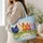 Colorful Farm Hens for Cheerful Country Home Living and Farmhouse Gifts Quilted Tote Bag - 3