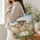 Three Sheep in a Wildflower Meadow for Cozy Cottage Farmhouse Living and Gifting Quilted Tote Bag - 3