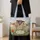 Three Sheep in a Wildflower Meadow for Cozy Cottage Farmhouse Living and Gifting Quilted Tote Bag - 4