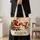 Santa Snowman Christmas Scene for Cozy Holiday Gifting and Winter Cheer Quilted Tote Bag - 4