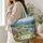 Mountain Wildflower River Meadow for Cottagecore Laundry Room and Nature Lover Gifts Quilted Tote Bag - 3