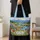 Mountain Wildflower River Meadow for Cottagecore Laundry Room and Nature Lover Gifts Quilted Tote Bag - 4