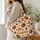 Turkey Pumpkin Football Autumn Holiday Gift for Thanksgiving Family Gatherings and Friends Quilted Tote Bag - 3