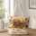 Autumn Tractor, Pumpkin and Sunflower Scene for Cozy Fall Farmhouse Gatherings Quilted Tote Bag - 1