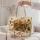 Autumn Tractor, Pumpkin and Sunflower Scene for Cozy Fall Farmhouse Gatherings Quilted Tote Bag - 5