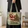 Vintage Santa and Christmas Tree Holiday Scene for Cozy Christmas Gift Giving Season Quilted Tote Bag - 4
