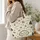 Nordic Christmas Sweater Motifs for Cozy Holiday Gifting and Festive Winter Celebrations Quilted Tote Bag - 3