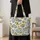 Mediterranean Lemon and Ceramic Motifs for Coastal Summer Getaways and Italian Style Quilted Tote Bag - 4