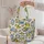 Mediterranean Lemon and Ceramic Motifs for Coastal Summer Getaways and Italian Style Quilted Tote Bag - 5