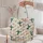 Hummingbird And Wildflower Motifs For Spring Outings And Nature Lover Gifts Quilted Tote Bag - 5