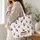 Christmas Wine Glasses With Santa Hats for Festive Holiday Party Celebrations Quilted Tote Bag - 3