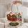 Santa Sleigh and Snowman Christmas Scene for Holiday Gifting and Festive Outings Quilted Tote Bag - 5